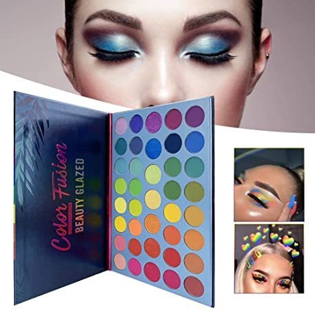 Social Paleta de maquillaje de sombra de ojos de 39 colores Paleta altamente