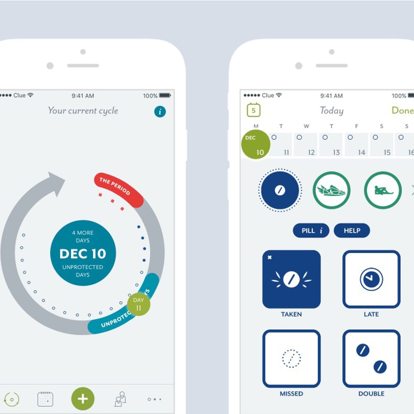 App Clue Period & Ovulation Tracker with Ovulation Calendar for iOS ...