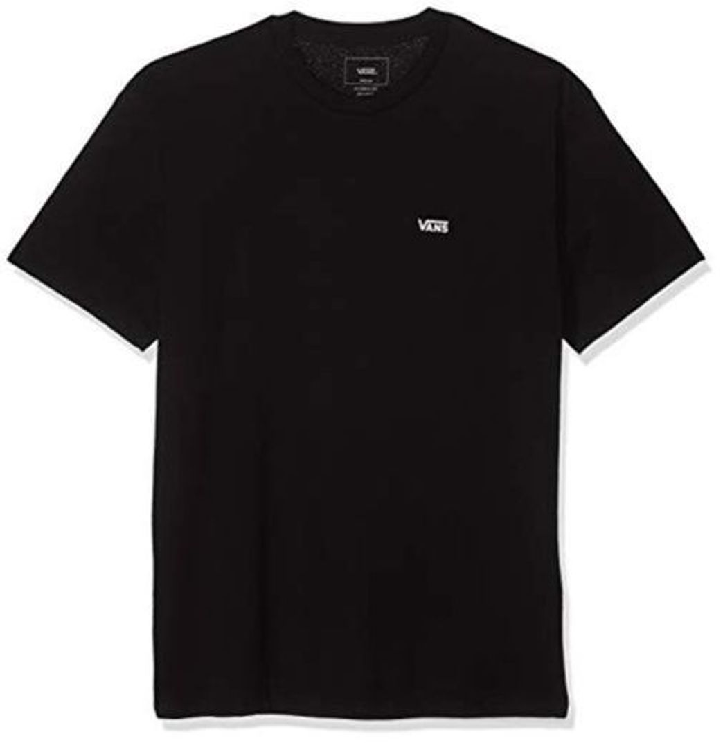 Social Vans Herren Left Chest Logo Tee T-Shirt, Schwarz
