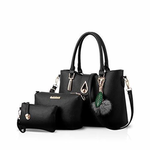 NICOLE&DORIS Fashion 3 PCS Bag Handbag Shoulder Women Bag Crossbody Totes Messenger