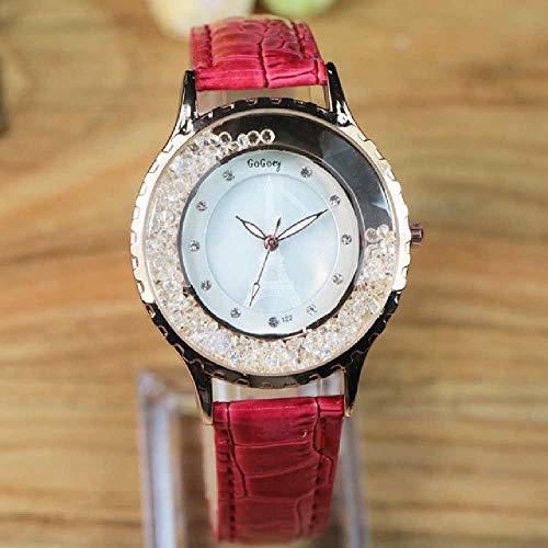 Product LYAO Relojes De Mujer Reloj De Pulsera De Cuero De Cuarzo Casual