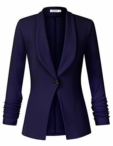 Producto KOJOOIN - Blazer para Mujer de Manga 3/4, Bolero de Negocios, Chaqueta