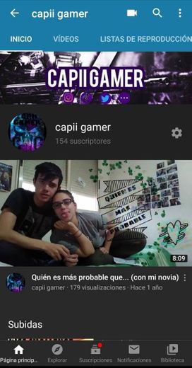 mi canal de YouTube risas 100% seguras...