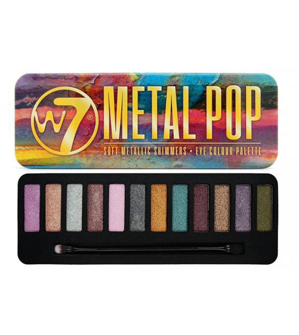 Social W7 - Metal Pop Paleta de Sombras