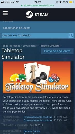 Tabletop simulator