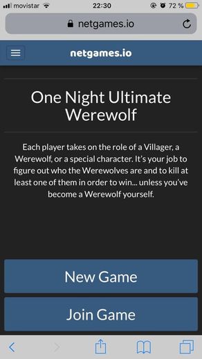 One night ultimate werewolf