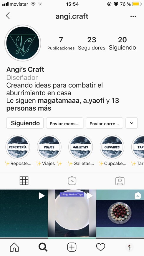 Social Angi’s craft instagram