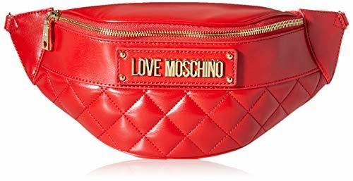 Fashion Love MoschinoBorsa Quilted Nappa PuMujerShoppers y bolsos de hombroRojo