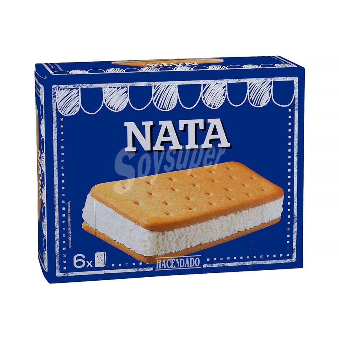 Moda Sándwich de nata.