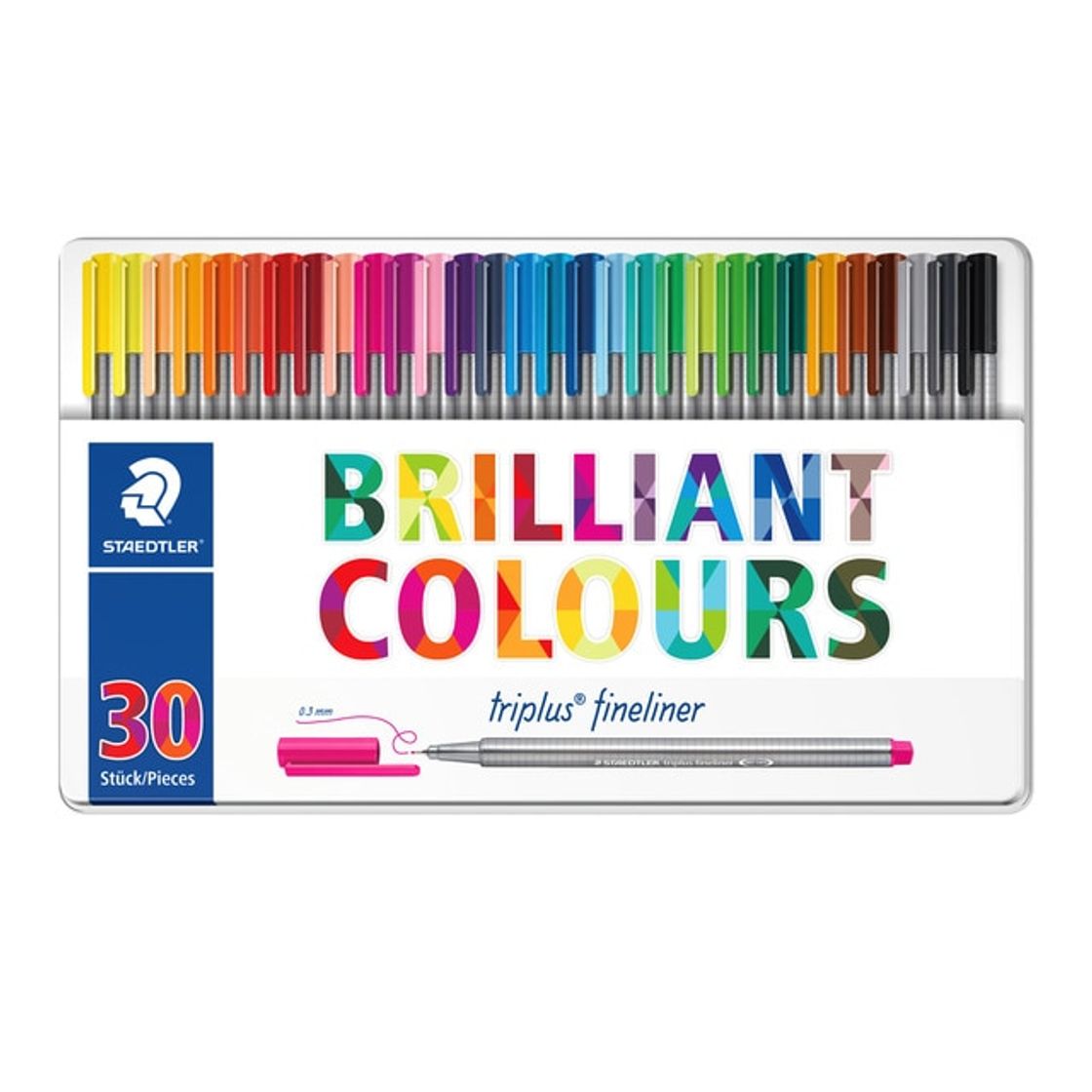 Social 30 Rotuladores Staedtler Triplus Fineliner · Papelería · 