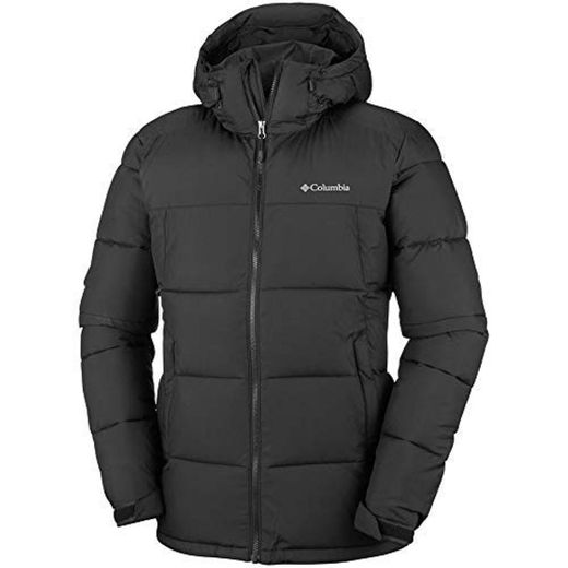 Columbia Pike Lake Chaqueta De Plumón con Capucha, Hombre, Negro