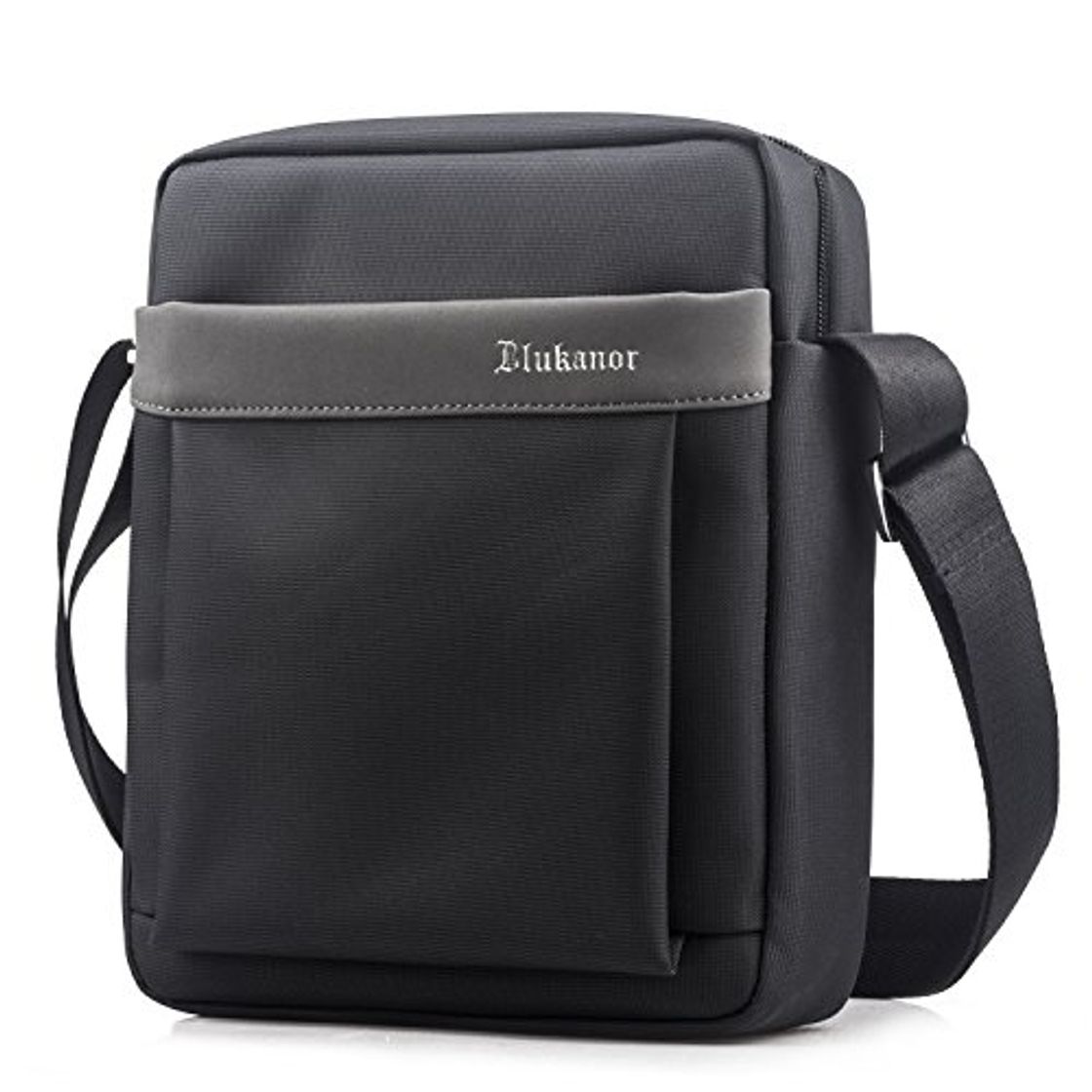 Product SPAHER Ipad Bolso Hombre Bandolera Bolsa de Mensajero Lona Grande Bolsa de negocios Crossbody Tote Satchel Impermeable Bolsa de viaje Bolso Regalo diario bolsa de hombre con ajustable Bandolera Gris