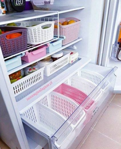 Organização geladeira 