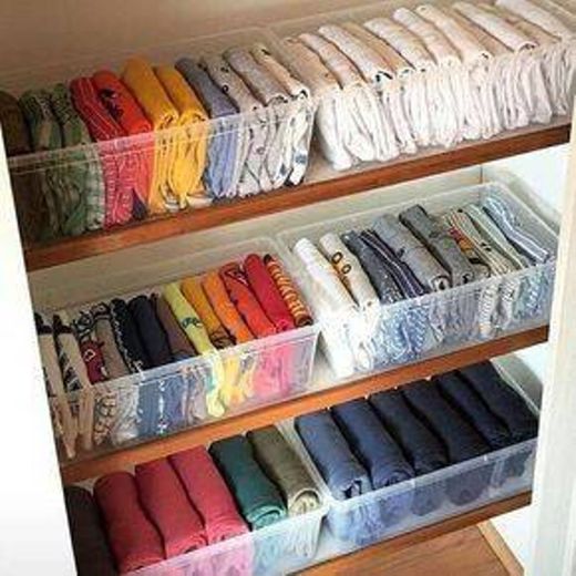 Organização para roupas 