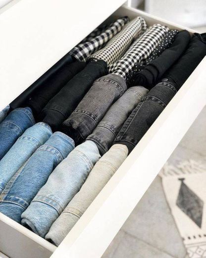 Organização de roupas 