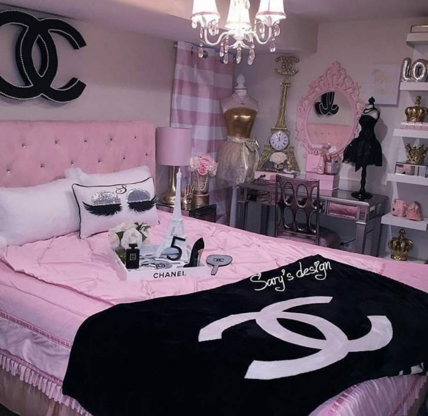 Fashion Chanel quarto decoração