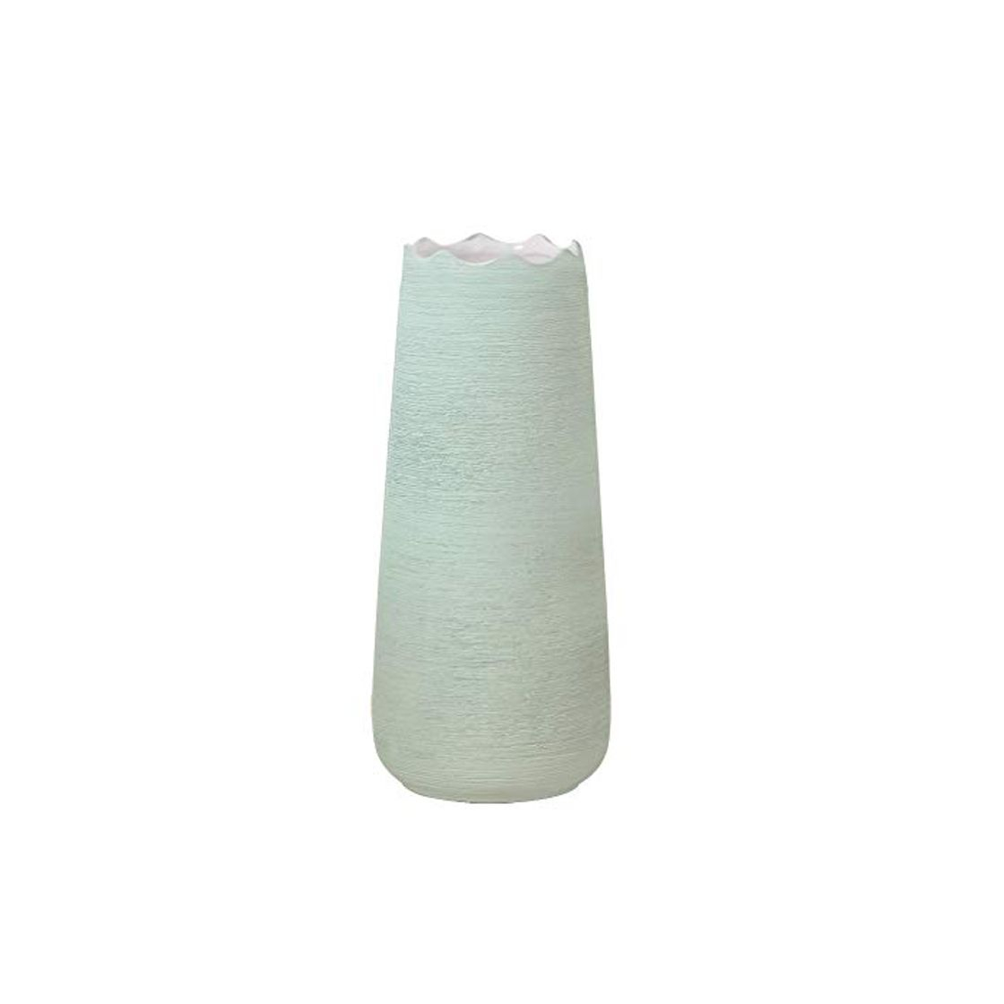 Social Hetoco 20cm Verde Decorativos Modernos Ceramica Jarrones de Flores para Mesa de