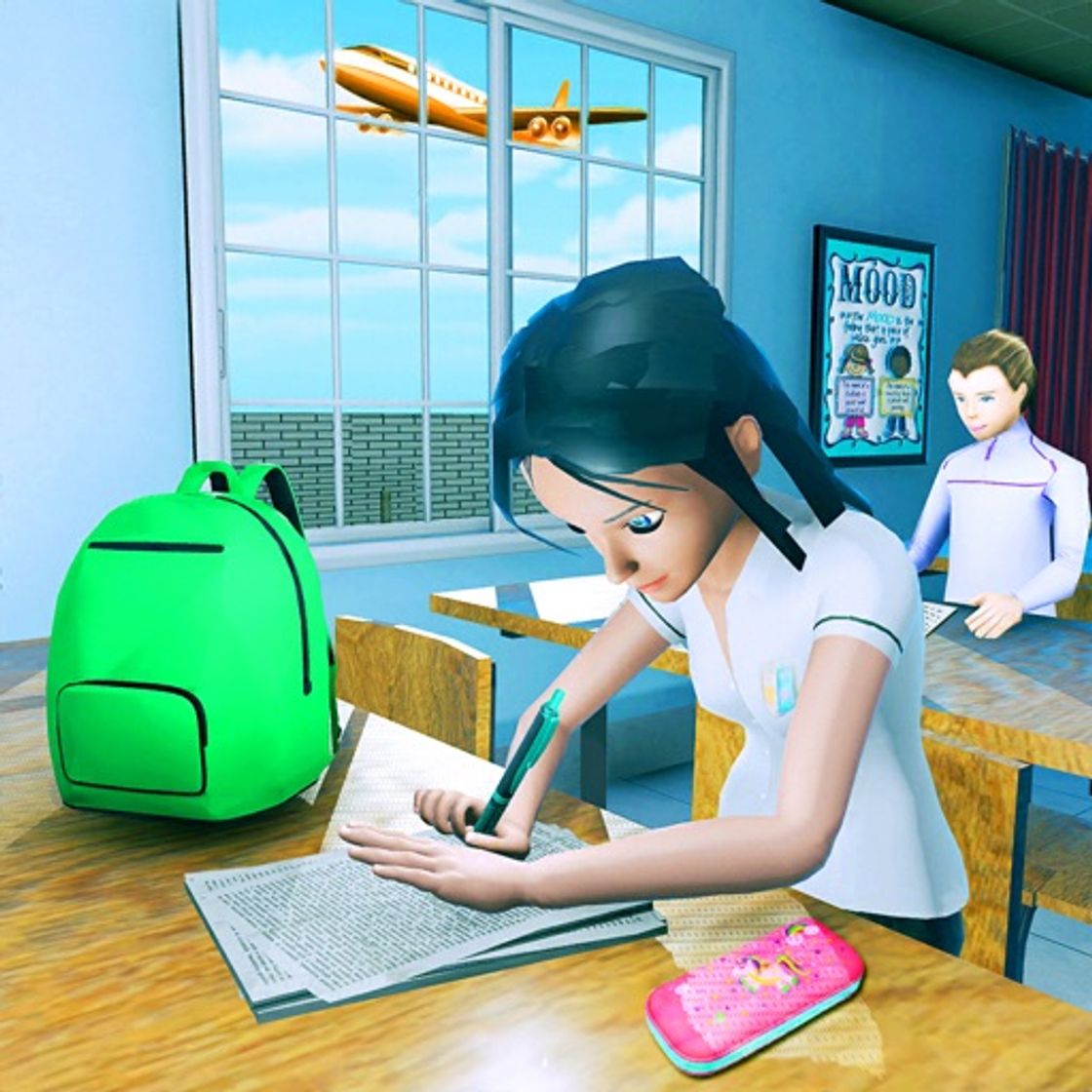 App Virtual High School Girl Game