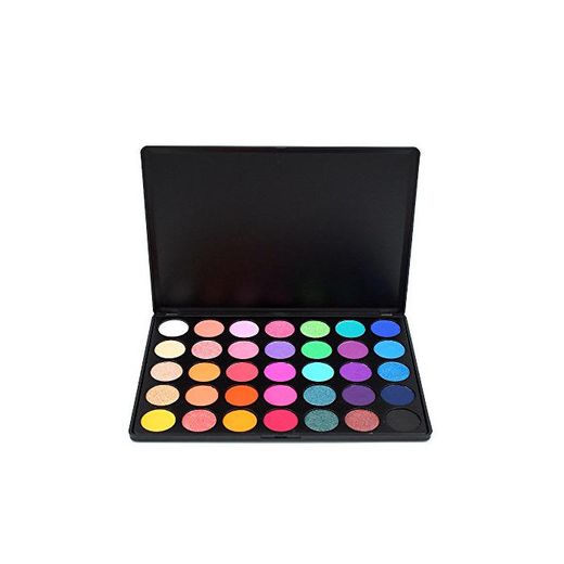 Miskos 35 Colours Eyeshadow Palette Silky Powder Professional Waterproof Makeup Eyeshadow Kit