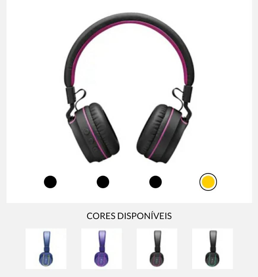 Producto On Ear Stereo Áudio Bluetooth