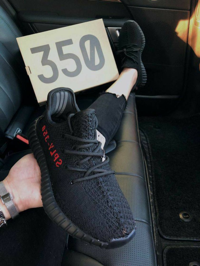 Moda Adidas Yeezy Boost 350 V2 Black Red 