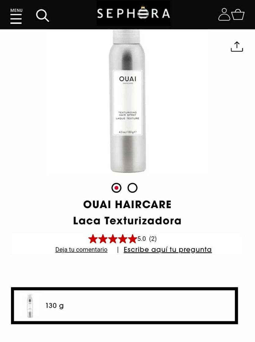 Fashion Laca texturizadora of OUAI HAIRCARE ≡ SEPHORA