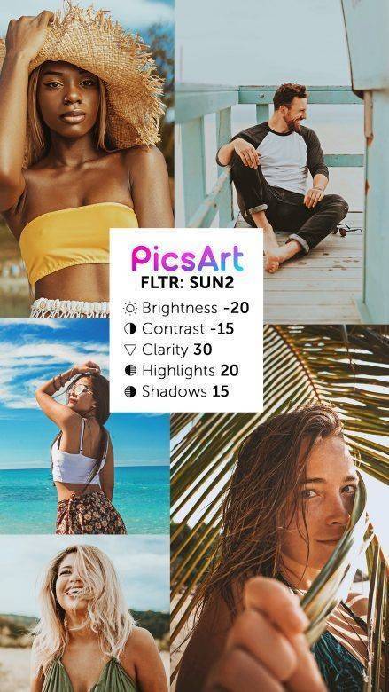 Fashion Edições e filtros PicsArt 