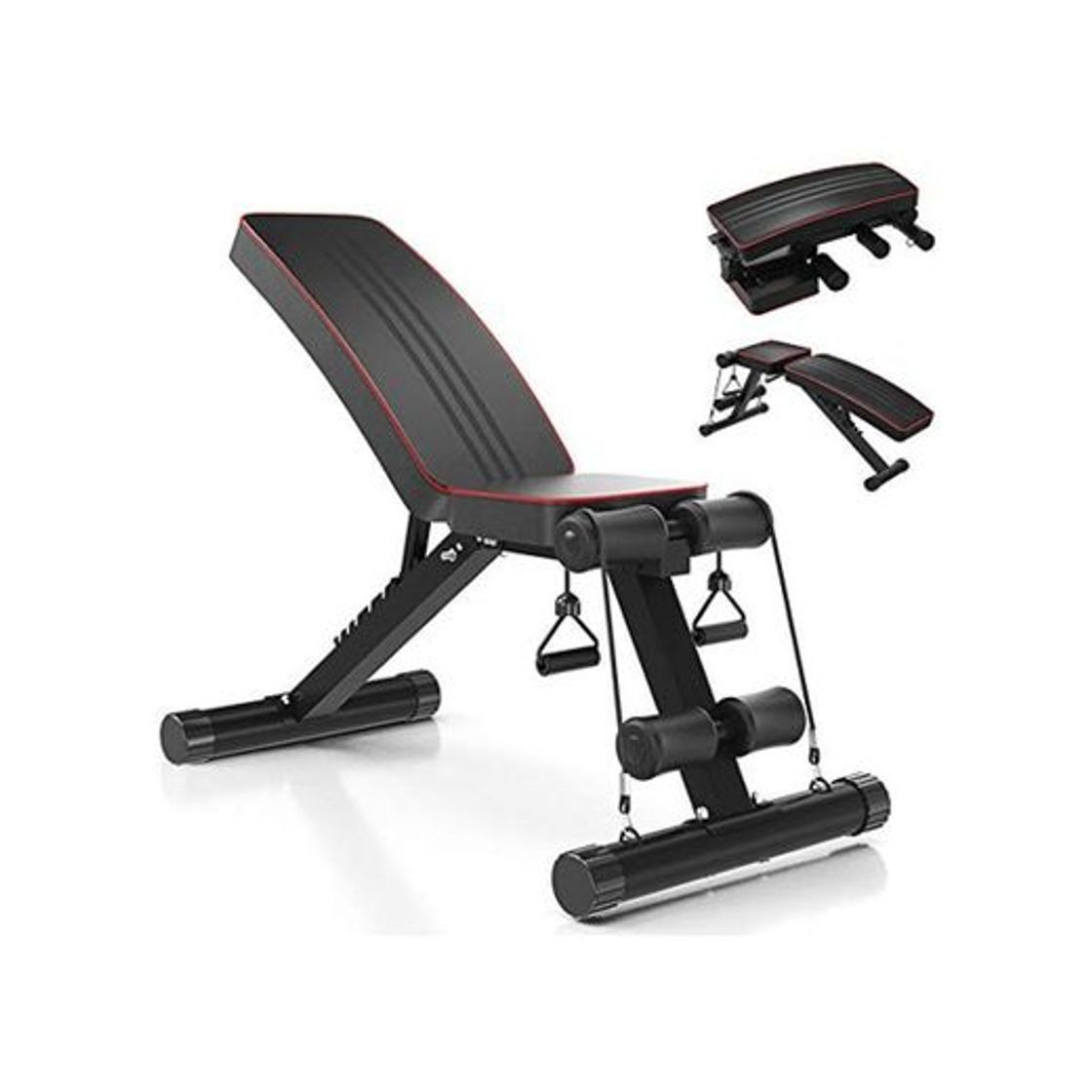 Social YOLEO Banco de Pesas Ajustable - Bancos de Pesas utilitarios para Entrenamiento