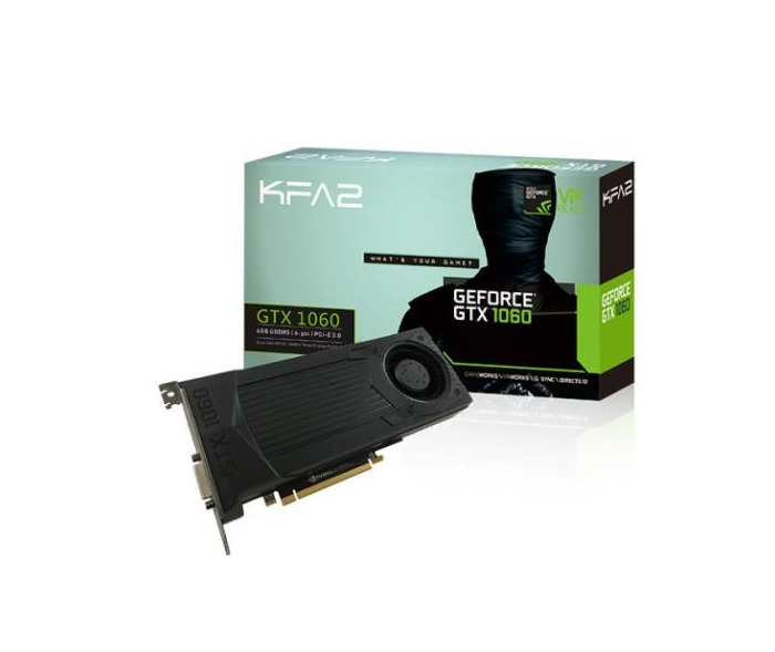 Producto GALAX 60NRH7DHL6VK GeForce GTX 1060 6GB GDDR5 - Tarjeta gráfica