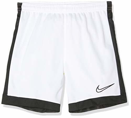 Nike Dri-FIT Academy Soccer STS Pantalones Cortos de Fútbol, Niños, Blanco