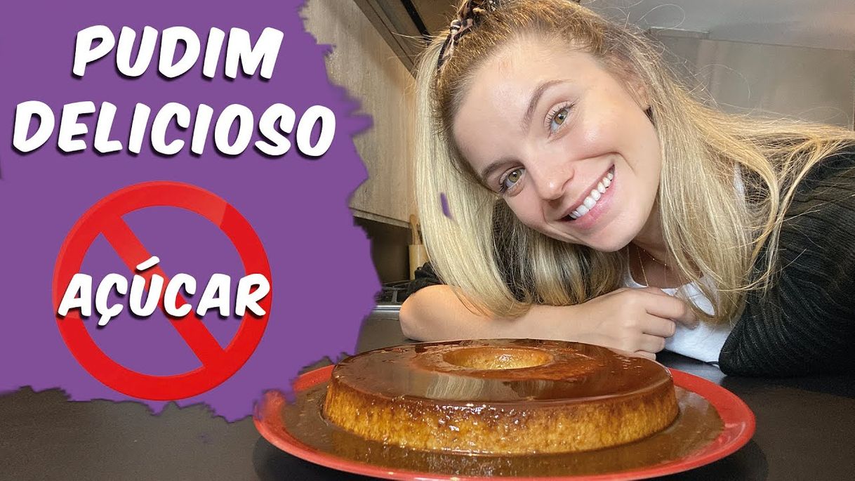 Moda pudim de banana low carb sem açúcar com 3 ingredientes