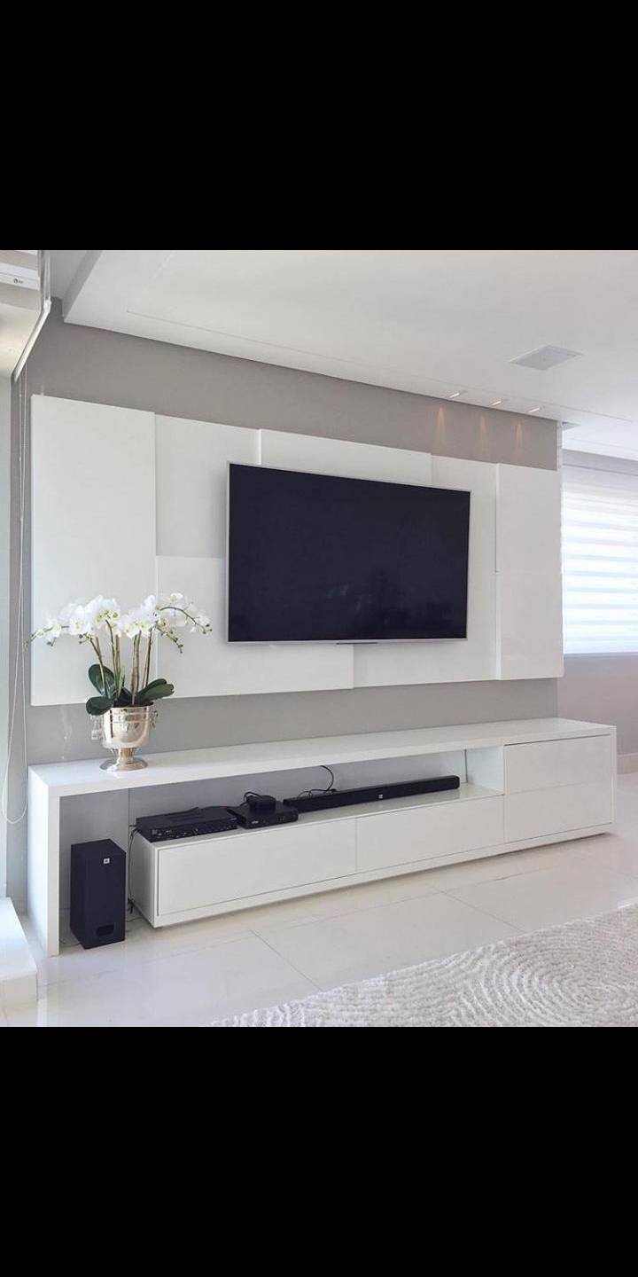 Social Painel de TV com placas sobrepostas 