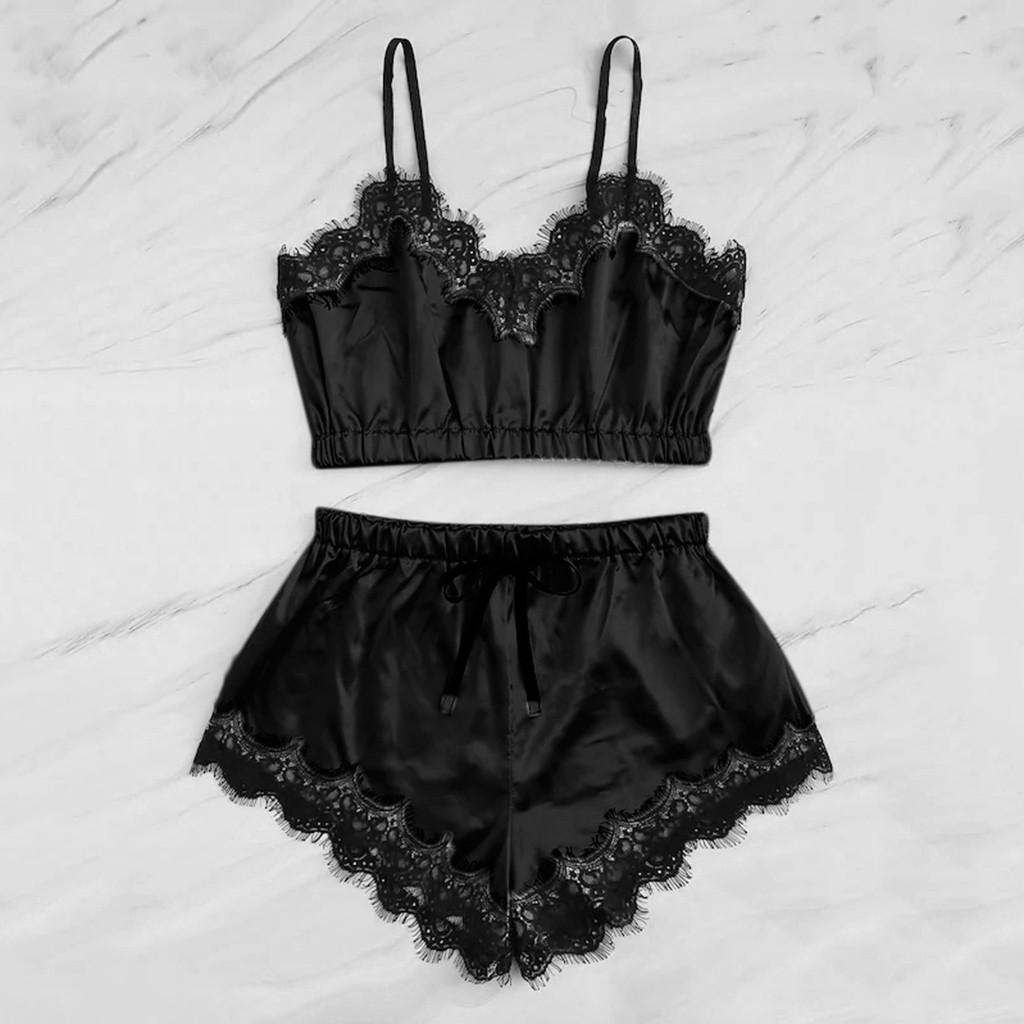 Social Ropa Interior Sexy Mulheres Ropa de Dormir Mujeres Sin Mangas Correa Prenda
