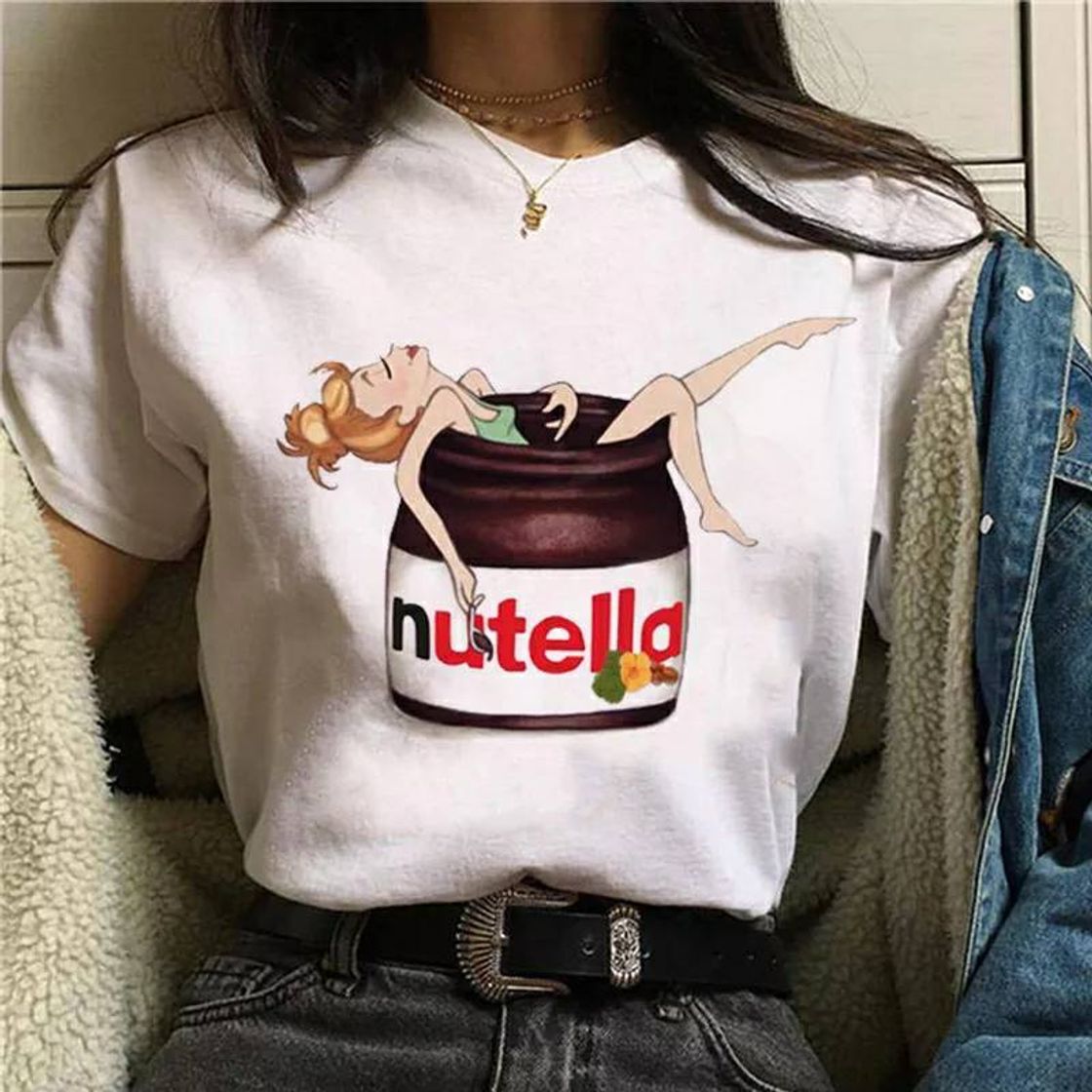 Fashion Camiseta Campanilla Nutella🧚🏼‍♀️🍫