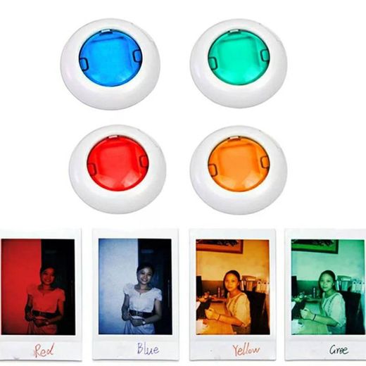 Filtros de lente de colores para Polaroid Fujifilm Instax.