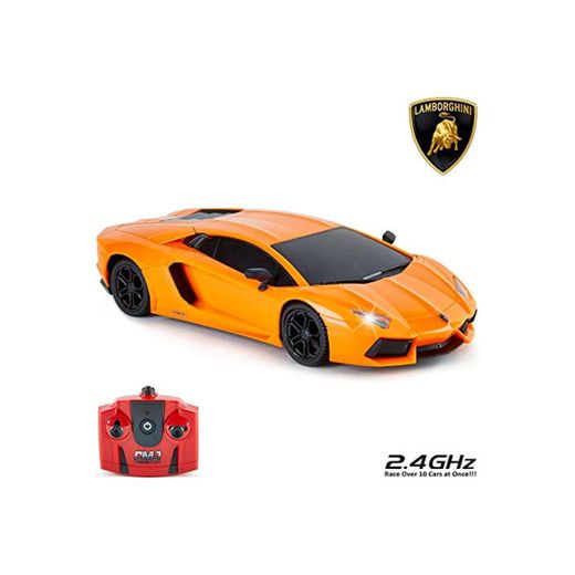 CMJ RC Cars-Cars Lamborghini Aventador Remoto Oficial Luces de Trabajo, Radio Control