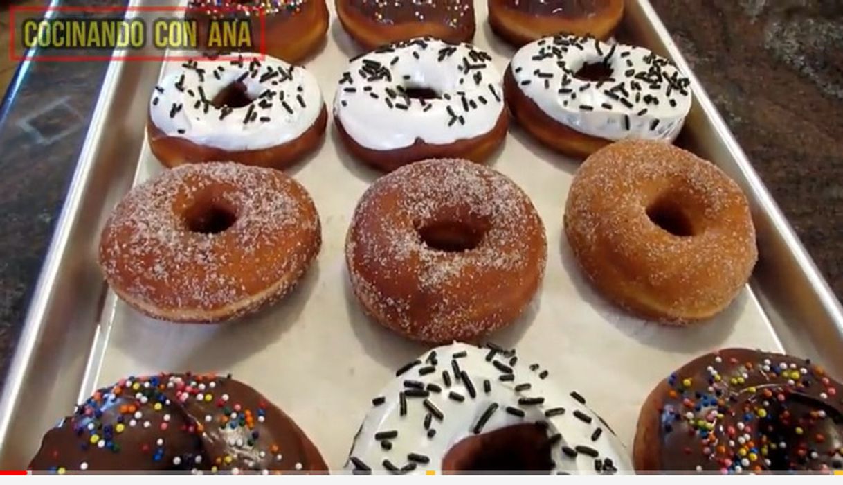 DONAS fritas RECETA FACIL donas CASERA - YouTube