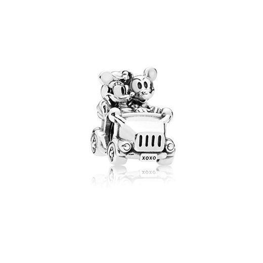 Pandora Minnie Mouse & Mickey Mouse Car Charm Plata de ley 797174