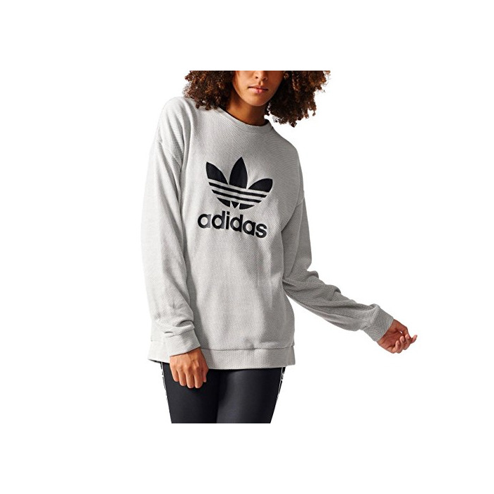 Producto adidas Trefoil Sweater Sudadera, Mujer, Gris