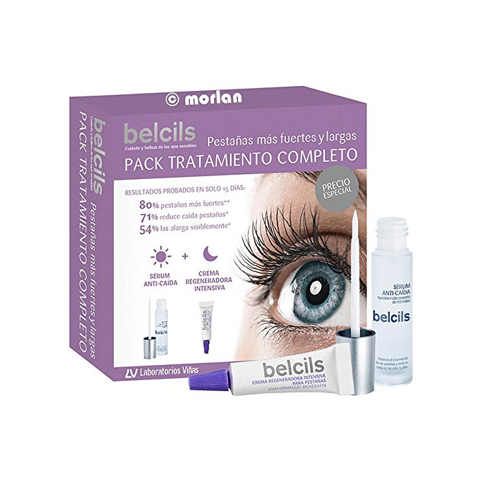 Product Belcils PACK Tratamiento Completo Crema Regeneradora Intensiva para Pestañas