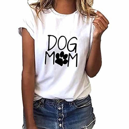 Producto JUTOO 2019 Ropa de Mujer Camiseta Holgada con Estampado de mamá de