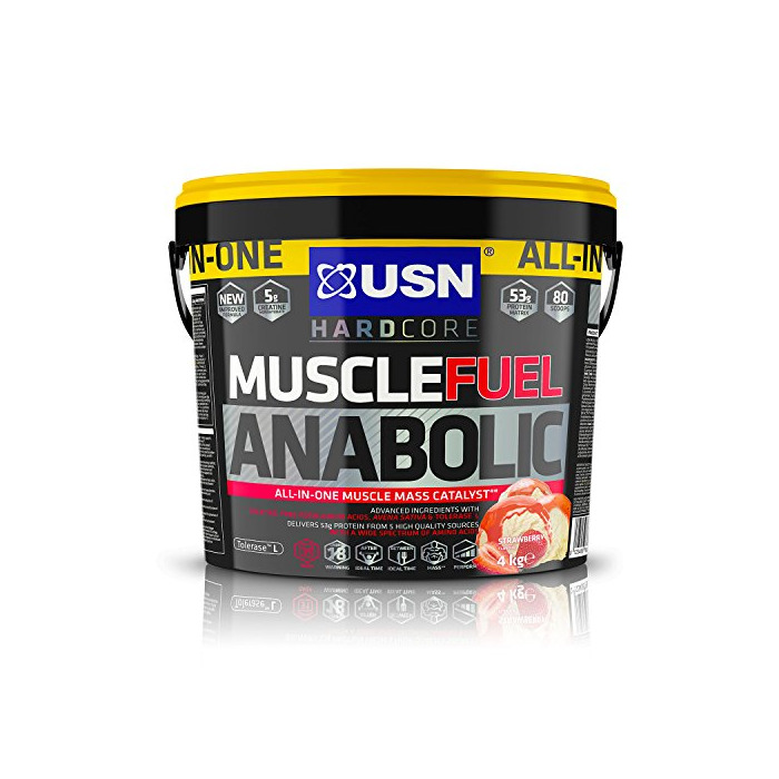 Product USN Muscle Fuel Anabolic 4000 g Strawberry Lean Muscle Gain Shake Powder