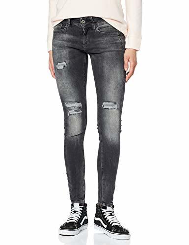 Producto G-STAR RAW Lynn Mid-Waist Skinny Vaqueros, Antic Charcoal Destroy A634-a822, 23W