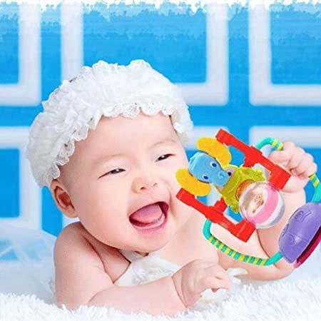 Sunnyflowk Animal Rotating Wheel Ferris Trolley Baby Toy Juguetes para bebés 0-12