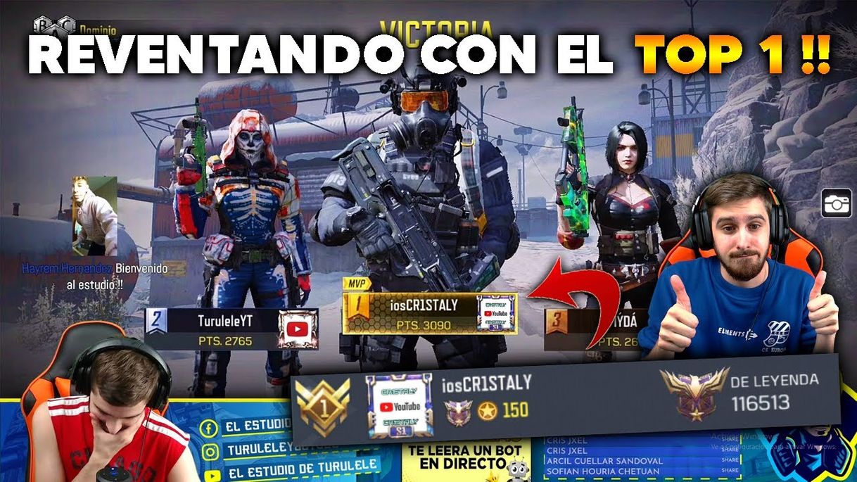 Moda REVENTANDO CON EL TOP 1 ! ft CRISTALY COD MOBILE ...