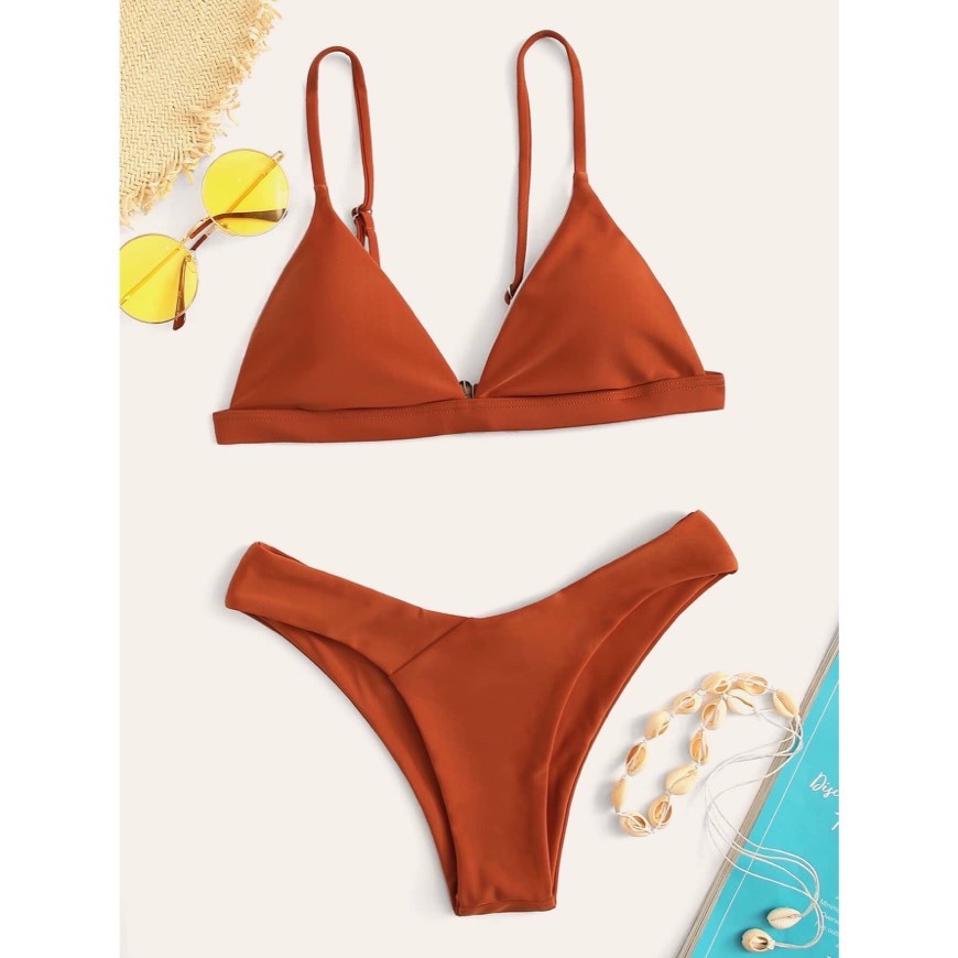 Moda Precioso Bikini marrón 🤎