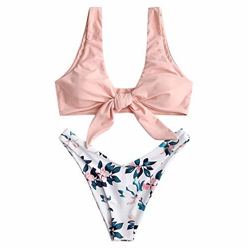 Producto ZAFUL Bikini Set con Relleno Traje de Baño Dos Piezas con Nudo