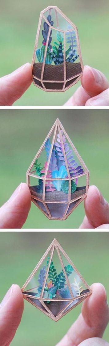 Terrário de papel🌵