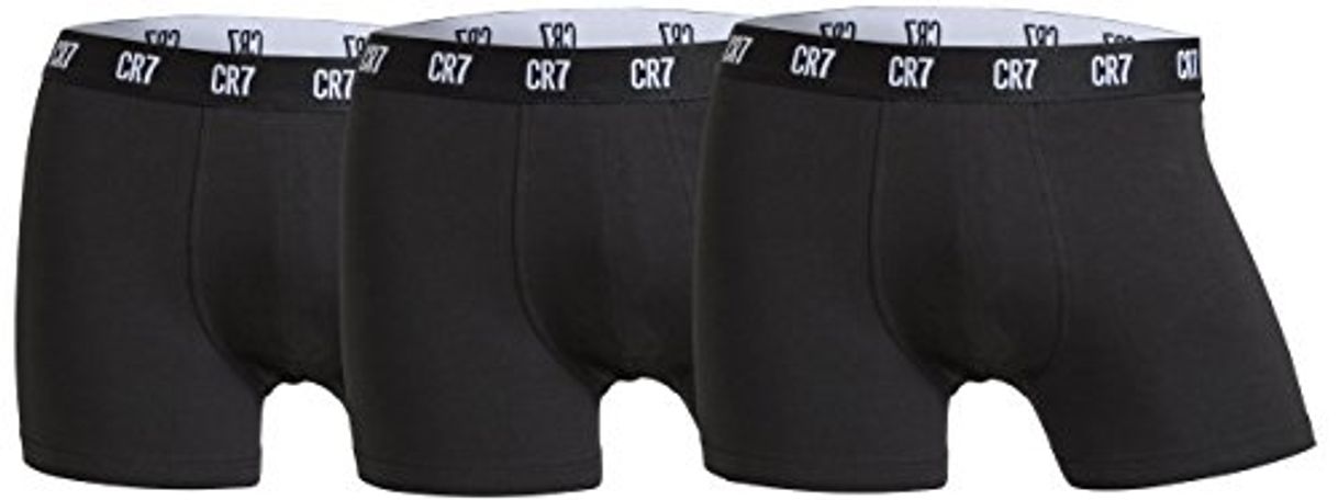 Social CR7 CRISTIANO RONALDO 3 Pack Basic Trunk bóxer, Hombre,