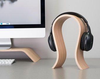 
Valiai
Wooden Headphone Holder for Office Desk Organisation